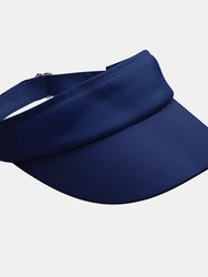 Unisex Sports Visor / Headwear - Pack Of 2 - French Navy - French Navy