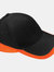 Unisex Teamwear Competition Cap Baseball / Headwear - Black/Orange - Black/Orange