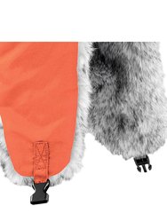 Unisex Thermal Winter Sherpa Trapper Hat - Orange