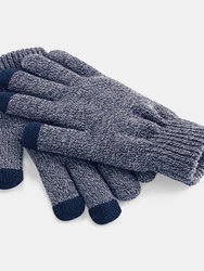 Unisex Touchscreen Smart Phone / iPhone / iPad Winter Gloves - Heather Navy - Heather Navy