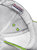 Unisex Ultimate 5 Panel Contrast Baseball Cap With Sandwich Peak - Black/Lime Green
