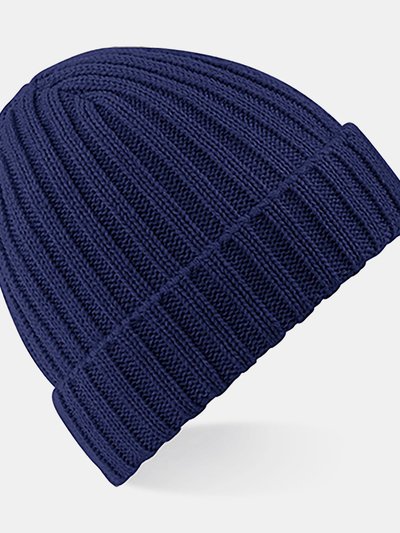 Beechfield Unisex Winter Chunky Ribbed Beanie Hat - Oxford Navy product