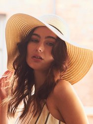 Womens/Ladies Marbella Sun Hat - Natural