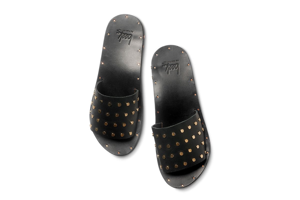 beek Black Black Lovebird Stud Sandals Verishop