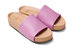 Pelican Leather Platform Sandal - Lilac/Beach