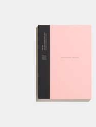 Everyday Notes Notebooks - Coral/Black