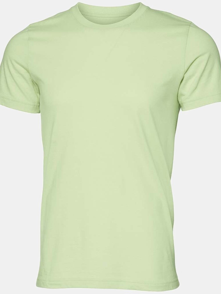 Bella + Canvas Adults Unisex Crew Neck T-Shirt - Spring Green