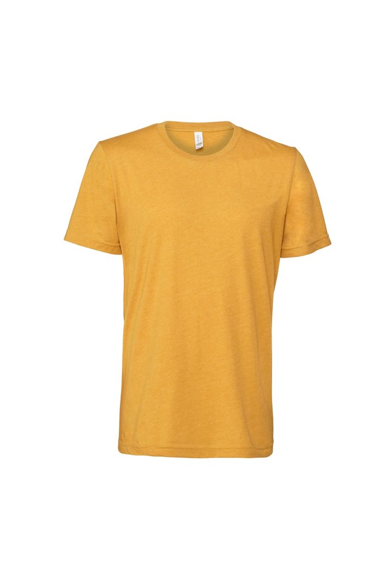 Bella + Canvas Unisex Adult T-Shirt (Mustard Yellow Heather) - Mustard Yellow Heather