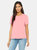 Bella + Canvas Womens/Ladies Jersey Short-Sleeved T-Shirt (Pink)