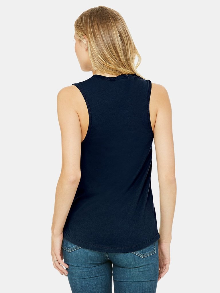 Bella + Canvas Womens/Ladies Muscle Heather Jersey Tank Top 
