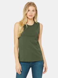 Bella + Canvas Womens/Ladies Muscle Heather Jersey Tank Top