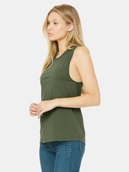 Bella + Canvas Womens/Ladies Muscle Heather Jersey Tank Top