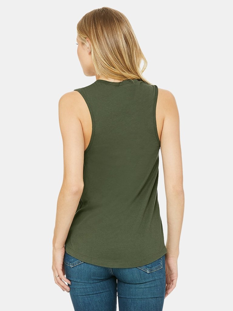Bella + Canvas Womens/Ladies Muscle Heather Jersey Tank Top