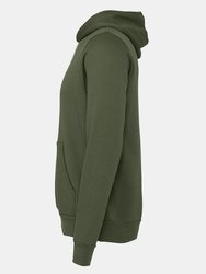 Canvas Unisex Pullover Hoodie (Military Green)