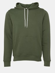 Canvas Unisex Pullover Hoodie (Military Green) - Military Green