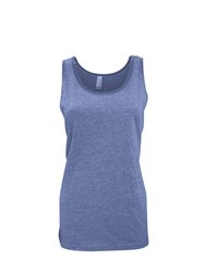 Canvas Womens/Ladies Jersey Sleeveless Tank Top (Blue Triblend) - Blue Triblend