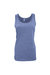 Canvas Womens/Ladies Jersey Sleeveless Tank Top (Blue Triblend) - Blue Triblend