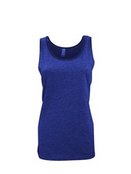 Canvas Womens/Ladies Jersey Sleeveless Tank Top (Heather Navy Blue) - Heather Navy Blue