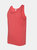 Canvas Womens/Ladies Jersey Sleeveless Tank Top (Red Triblend)