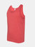 Canvas Womens/Ladies Jersey Sleeveless Tank Top (Red Triblend)