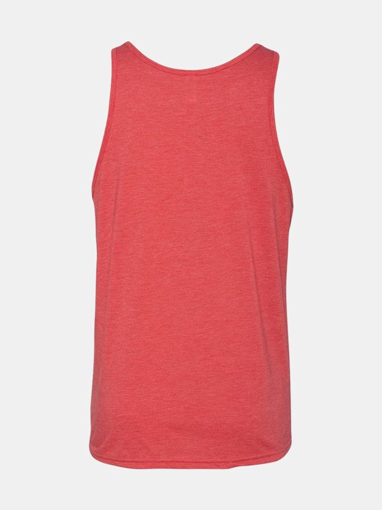 Canvas Womens/Ladies Jersey Sleeveless Tank Top (Red Triblend)