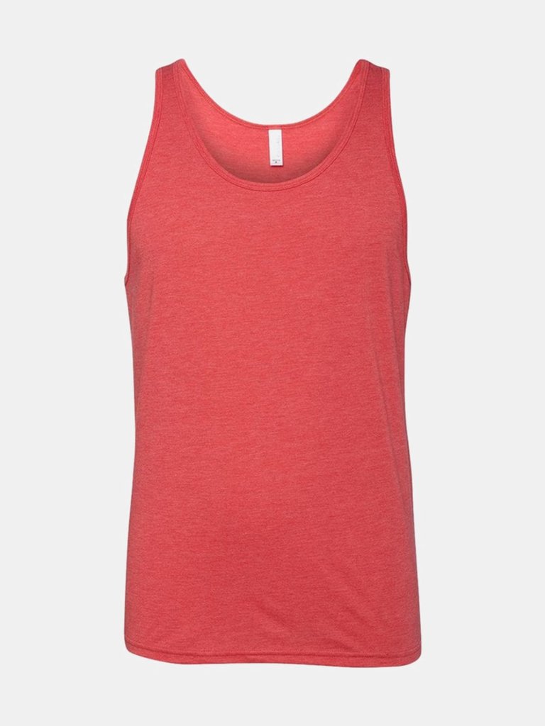 Canvas Womens/Ladies Jersey Sleeveless Tank Top (Red Triblend) - Red Triblend