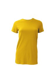 Ladies/Womens The Favorite Tee Short Sleeve T-Shirt - Yellow