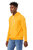 Unisex Pullover Polycotton Fleece Hooded Sweatshirt/Hoodie - Gold - Gold