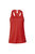 Womens/Ladies Jersey Racerback Tank Top - Red