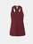 Womens/Ladies Jersey Racerback Tank Top  - Maroon