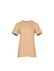 Womens/Ladies Jersey Relaxed Fit T-Shirt - Sand Dune - Sand Dune