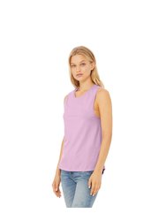 Womens/Ladies Jersey Tank Top - Lilac