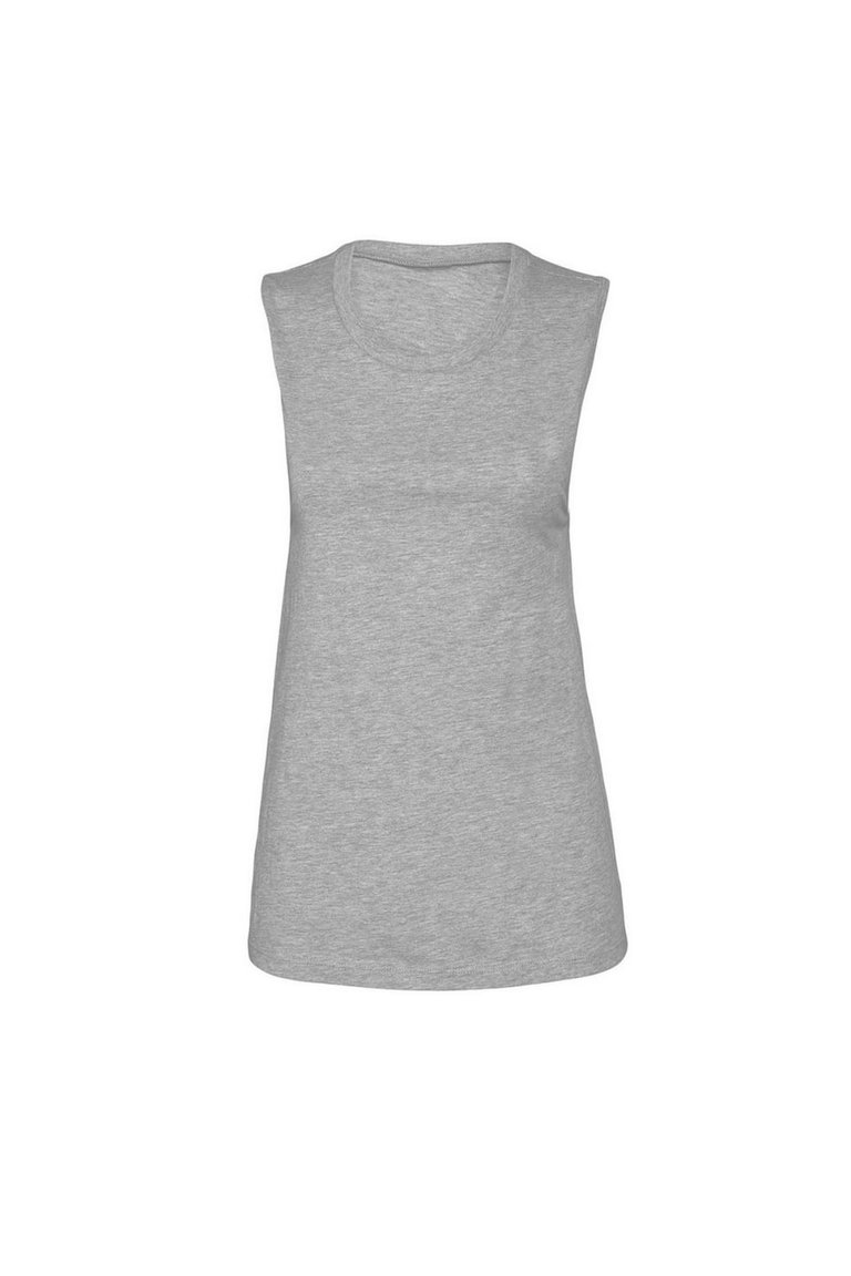 Womens/Ladies Muscle Jersey Tank Top - Athletic Heather Grey - Athletic Heather Grey