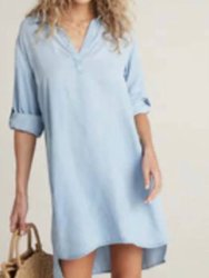 A-Line Dress Shirt Dress