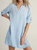 A-Line Dress Shirt Dress - Sunbleach Wash