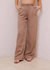 Clean Hem High Waist Pants In Mocha Chocolate - Mocha Chocolate