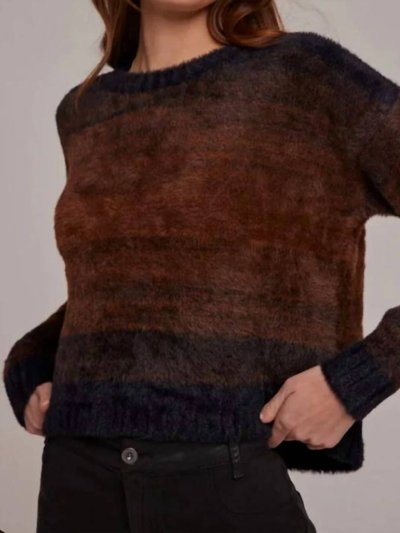 Bella Dahl Slouchy Sweater In Chocolate Ombre product