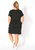 Plus Size V-Neck T-shirt Dress With Pocket
