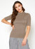 Women's Half Sleeve Turtle Neck Fitted Top