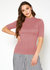 Women's Half Sleeve Turtle Neck Fitted Top