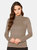 Women's Long Sleeve Turtle Neck Fitted Top