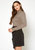 Women's Long Sleeve Turtle Neck Fitted Top