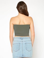 Women's Off Shoulder Cropped Tube Top