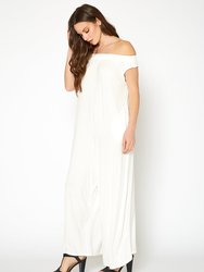 Women's Off Shoulder Wide Leg Jumpsuit