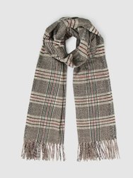 Aspen Plaid Scarf - Military