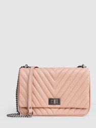 Belong to You Quilted Cross-Body Bag - Blush - Blush