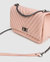 Belong to You Quilted Cross-Body Bag - Blush