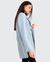 Ex-Boyfriend Wool Blend Oversized Jacket - Light Blue