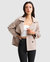 I'm Yours Wool Blend Peacoat - Beige - Beige