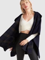 Jackson Landing Wool Blend Cape Coat - French Navy